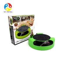 CAT FELINE FRENZY MOUSE CHASE TOY AND SCRATCH PAD FOR ANY SIZE CAT NEW IN BOX